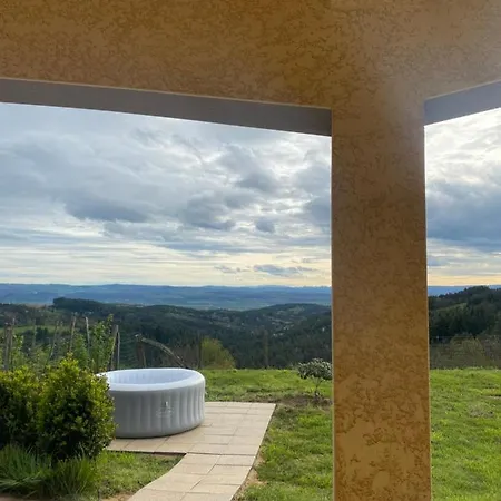 Villa Vue Panoramique & Jacuzzi Prive à Saint-Hilaire  Extérieur photo